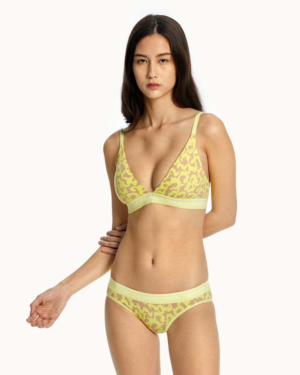 Cotton 比基尼內褲, DART FROG PRINT+CYBER GREEN, hi-res