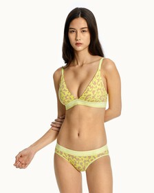 Cotton 比基尼內褲, DART FROG PRINT+CYBER GREEN, hi-res