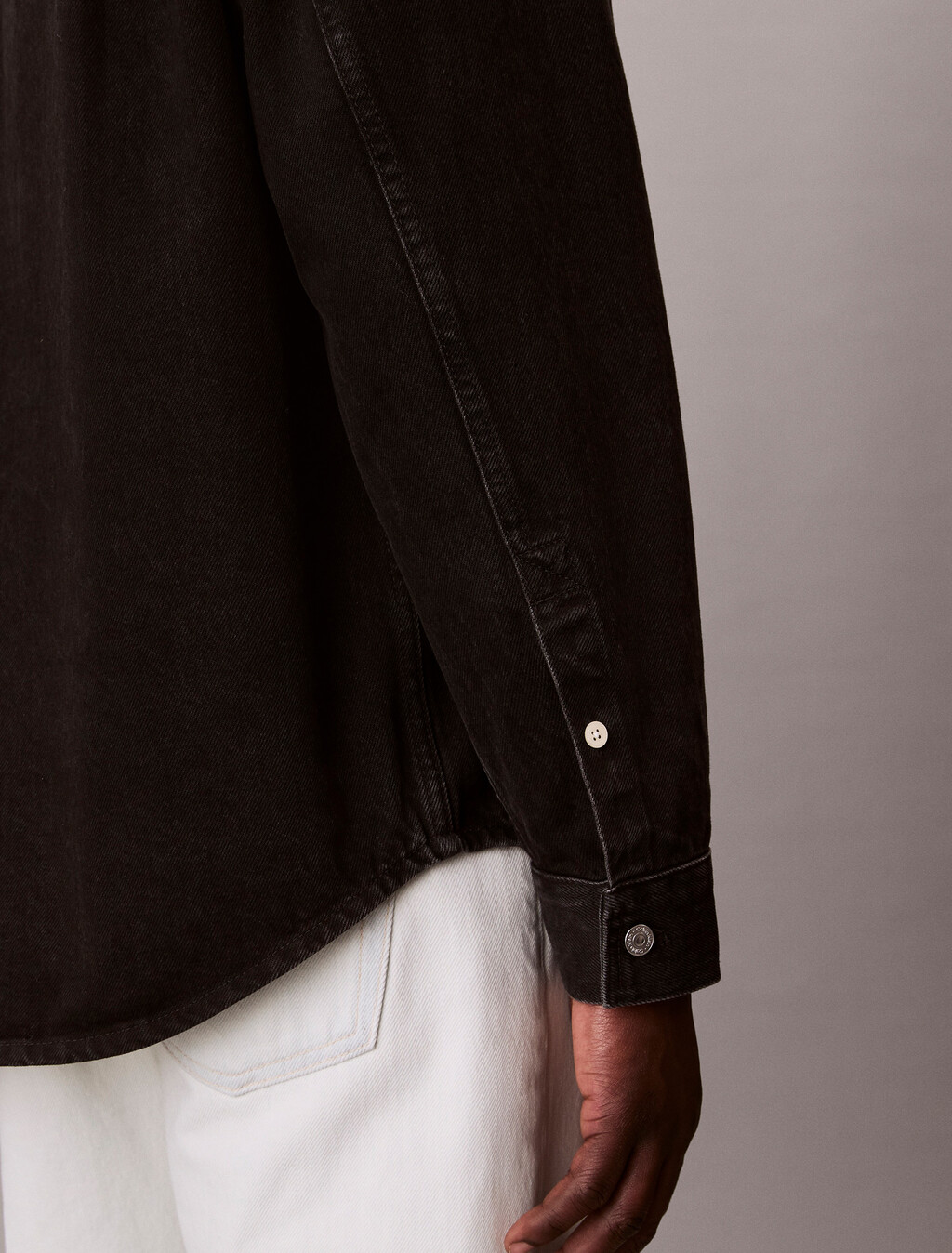 90 年代風牛仔襯衫式外套, JACKSON BLACK STONE, hi-res