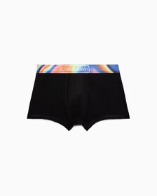Reimagined Heritage Pride Micro 低腰貼身短版四角褲, Black, hi-res