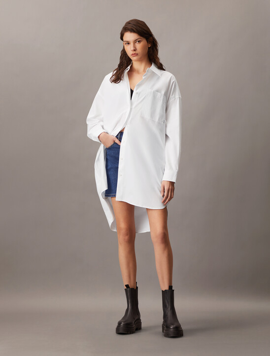 Poplin Shirt Dress