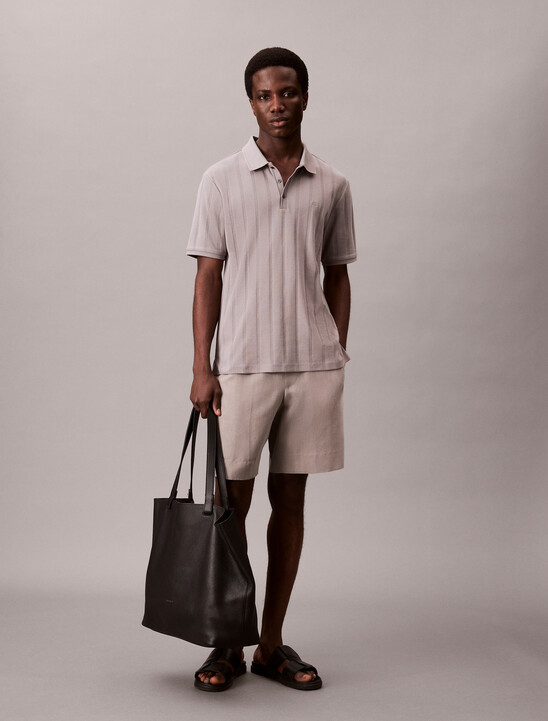 Variegated Rib Classic Polo Shirt