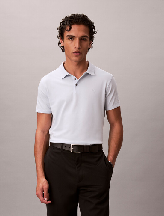Stretch Cotton Slim Polo