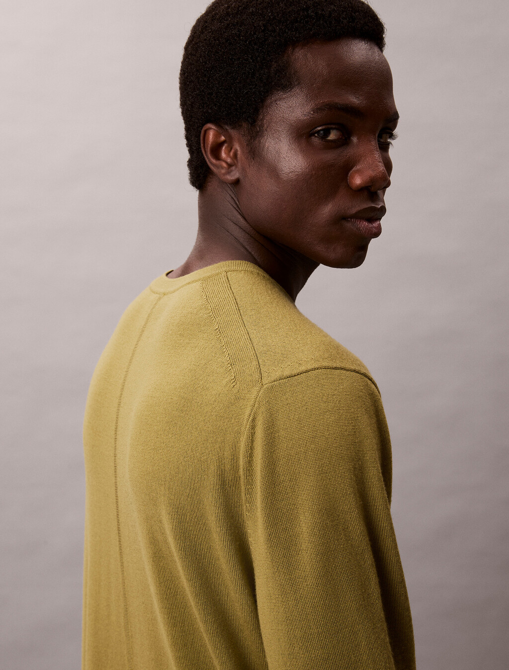 Merino Wool Classic Sweater, Cedar, hi-res
