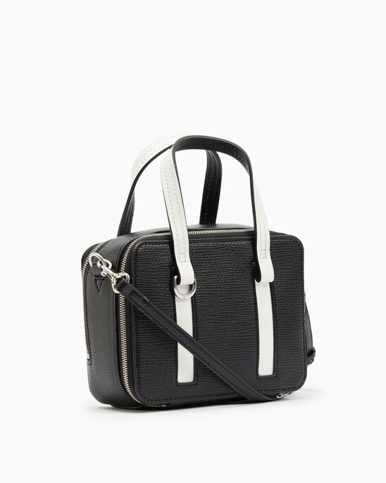 COLOR BLOCK WALLET BAG WITH HANDLE