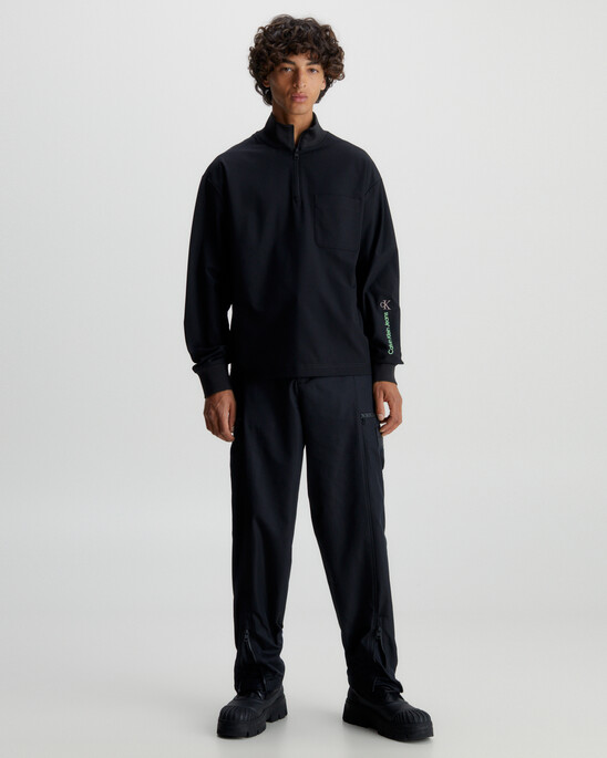 Relaxed Zip Cargo Pants