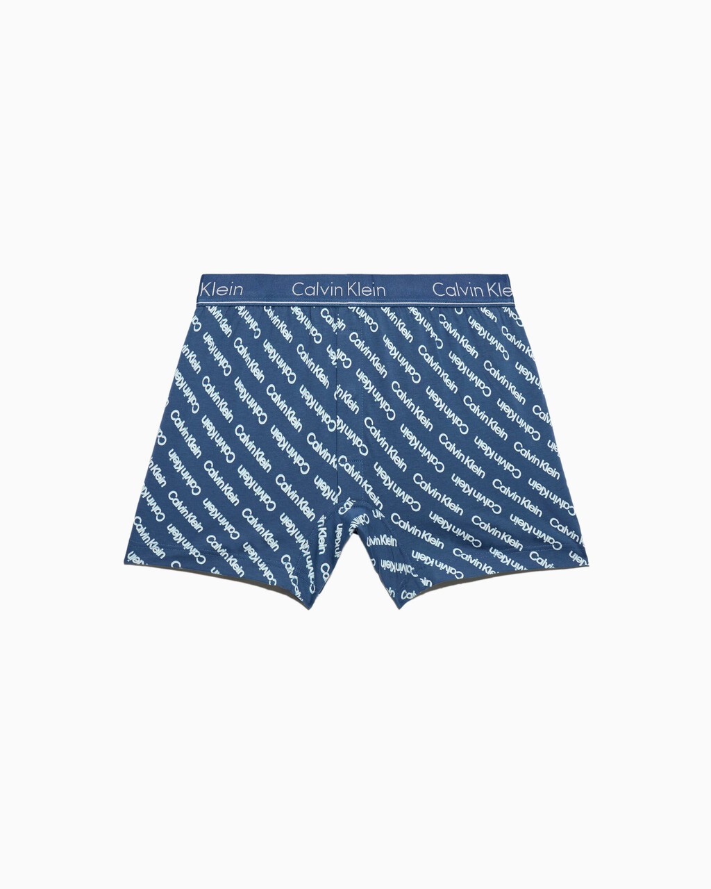 KNIT SLIM BOXERS, STRUCTURE 45 SHADOW LOGO AUDACIOUS BLUE, hi-res