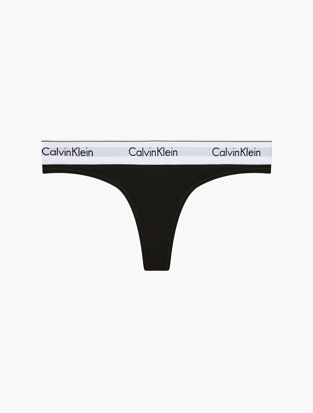 Icon Cotton Thong, BLACK, hi-res
