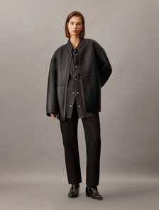 Shearling Coat, Black Beauty, hi-res