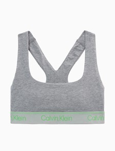 ATHLETIC 棉質薄墊無鋼圈胸圍, Medium Grey Heather, hi-res