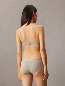 Monochrome Cotton Stretch Cheeky Bikini 3 Pack, BLACK/GREY HEATHER/NYMPHS THIGH, hi-res