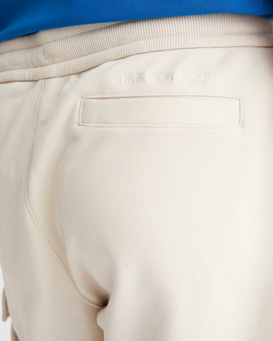 MONOGRAM  BADGE  SWEAT SHORTS