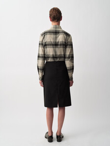 Luna鉛筆半身裙, Black, hi-res