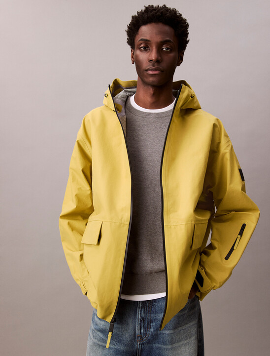 Nylon Oxford Relaxed Sport Jacket