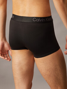 CK Pro Fit 超細纖維低腰平口內褲, Black, hi-res