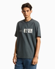 Urban Multi-Logo Tee, Ocean Teal, hi-res