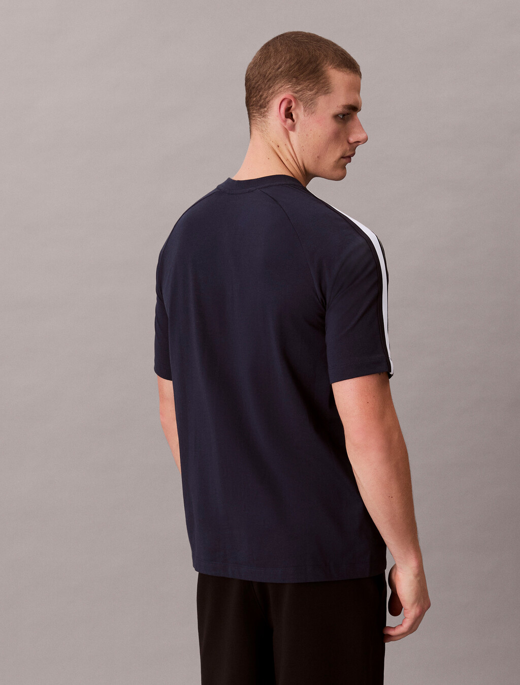 棉質混紡健身 T 恤, Shoreline, hi-res