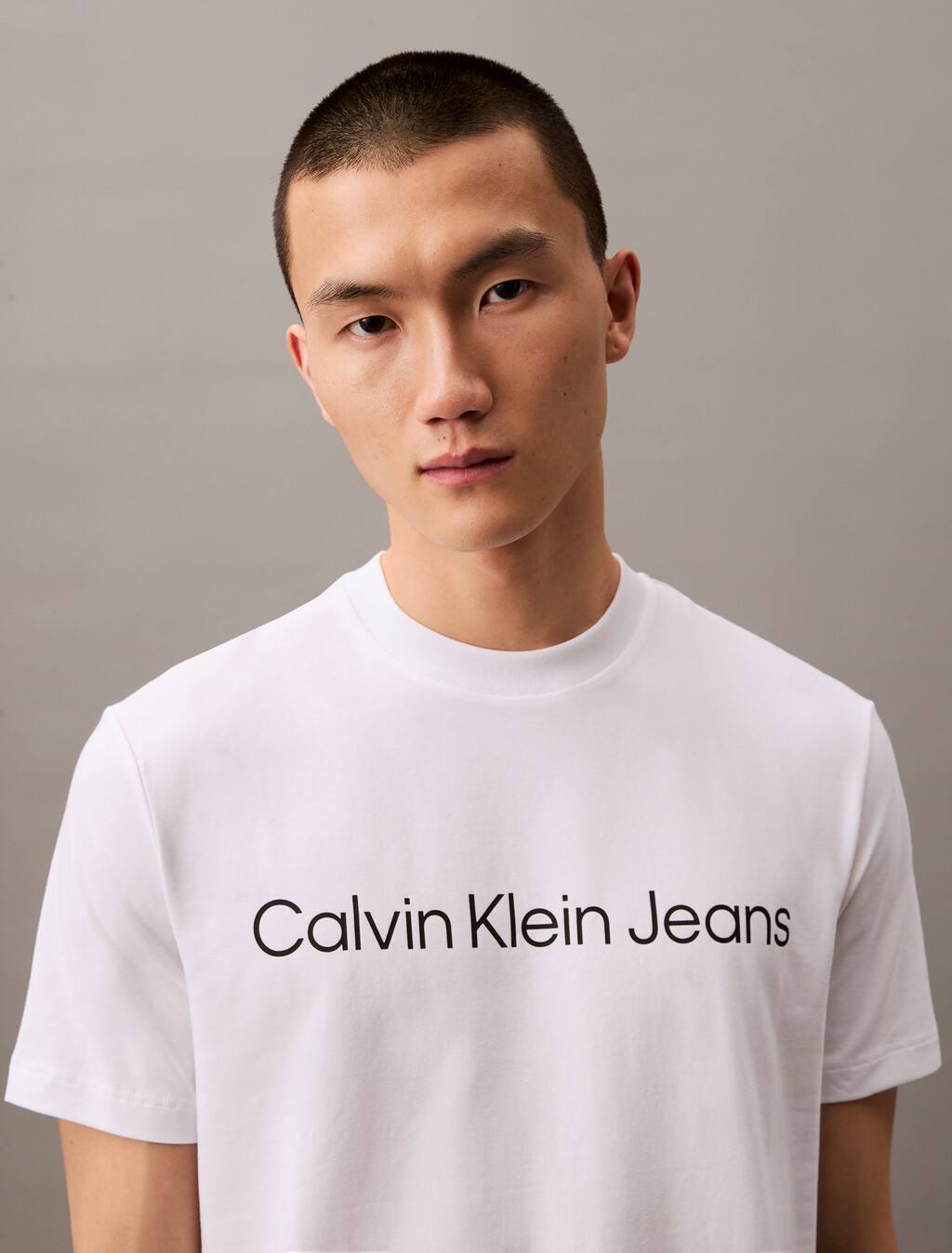 Regular Institutional Logo Tee, Brilliant White, hi-res