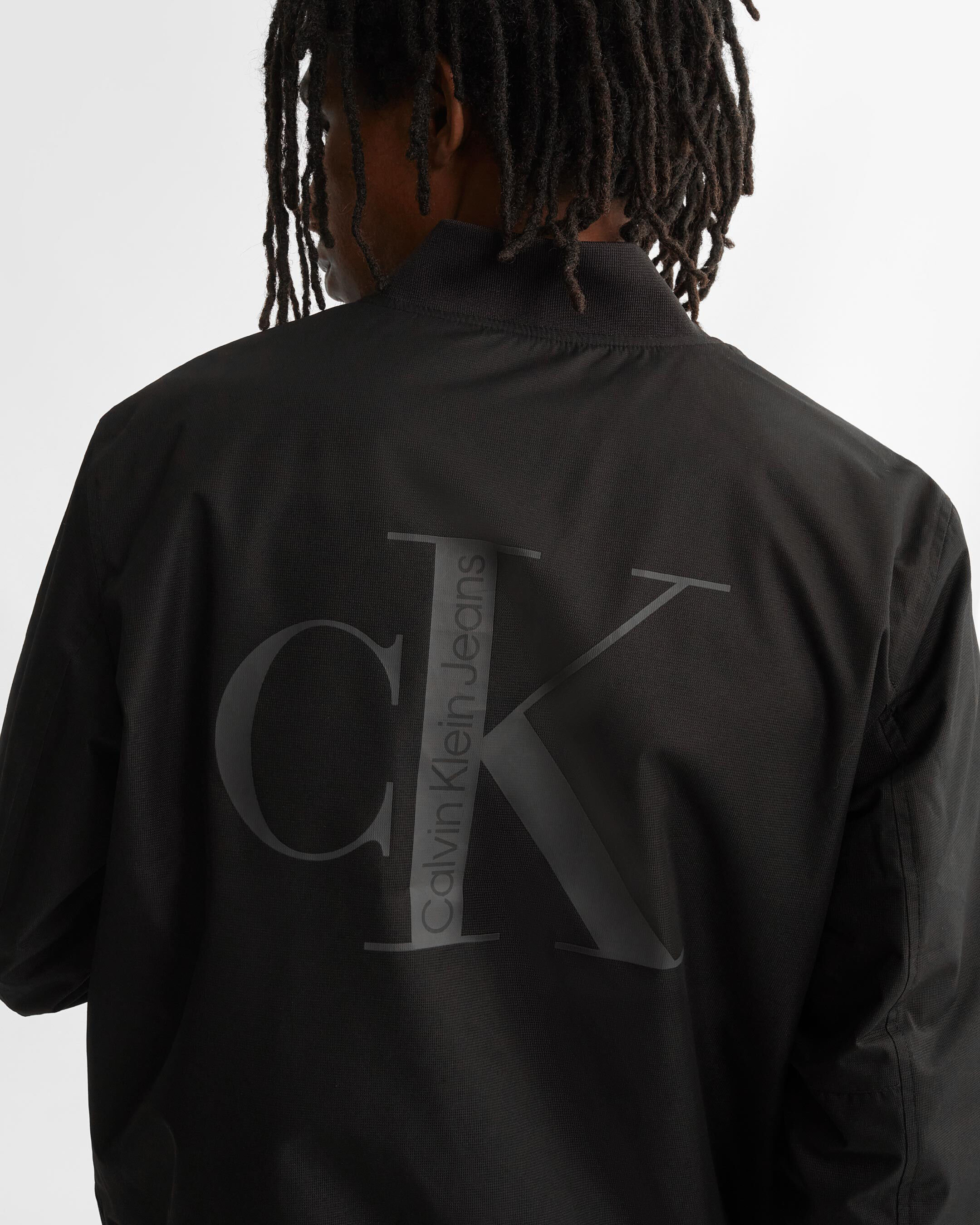 Calvin klein synthetic down bomber jacket new arrivals