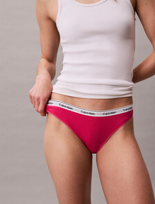 Modern Logo Bikini Briefs, Vibrant Pink, hi-res