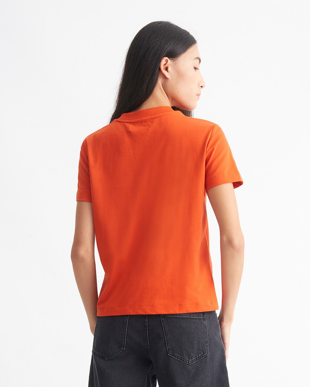 CLASSIC SLIM TEE, Red Clay, hi-res