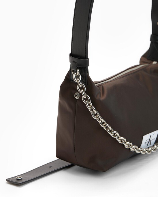 Nylon Chain Shoulder Bag 22Cm