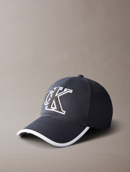 Textured Monogram Baseball Cap