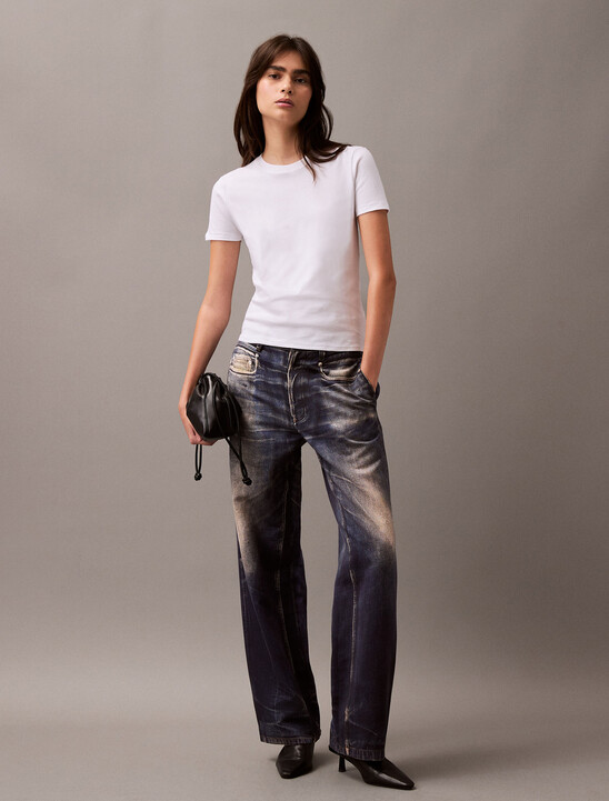 Refined Cotton Jersey Slim Tee