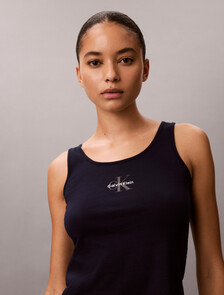 Tank Top - Cotton Stretch Lounge, Shoreline, hi-res