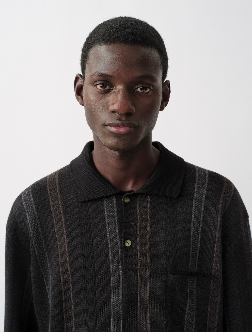 Cole提花Polo衫, STONED BLACK, hi-res