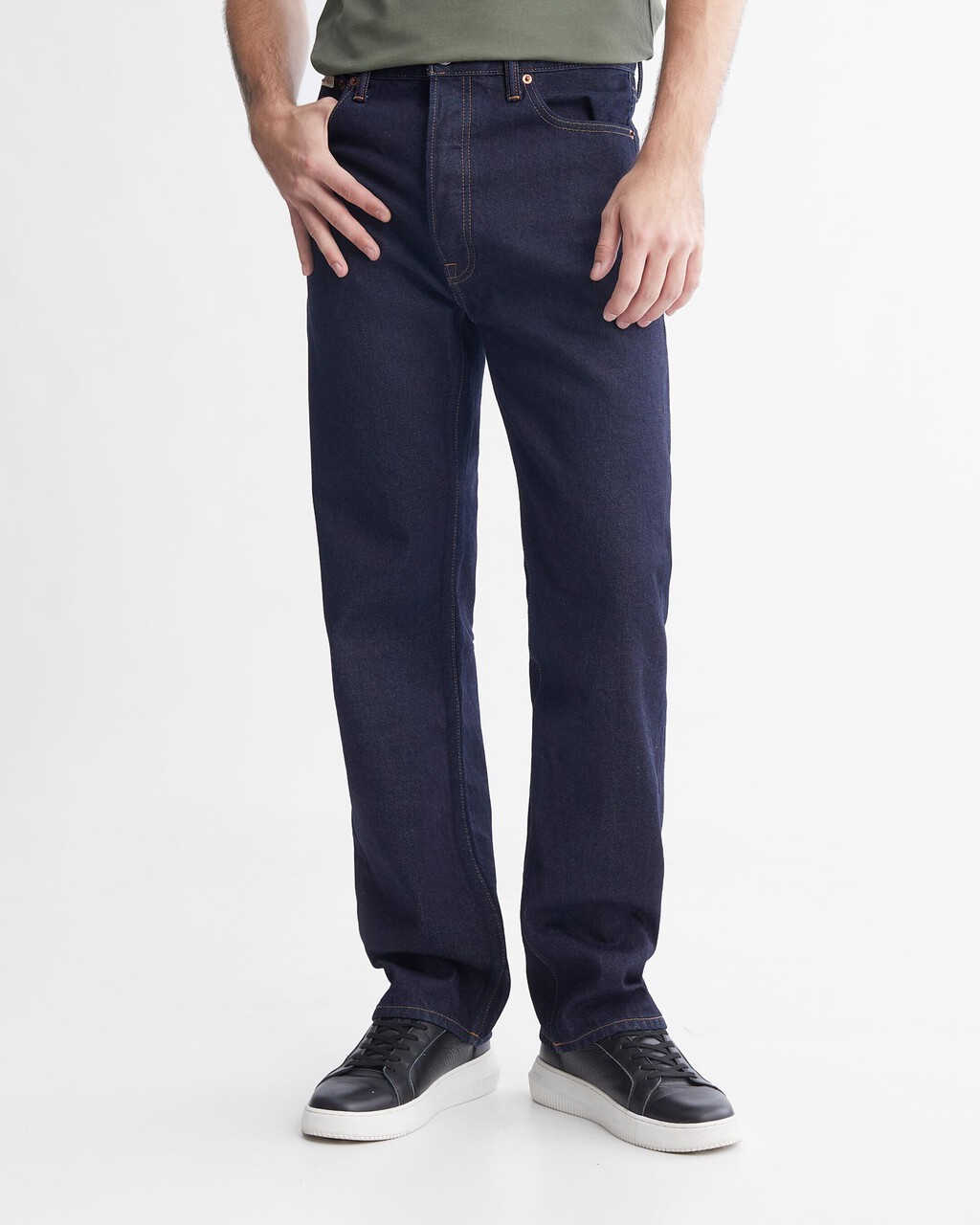 Classic Straight Selvedged Jeans, CK RAW SELVEDGE, hi-res