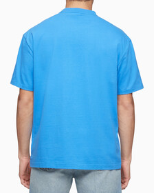 Calvin Logo 圓領上衣, PALACE BLUE-400, hi-res