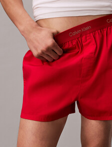 Lunar New Year Woven Cotton Slim Boxer, Rouge, hi-res