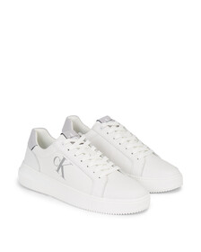 Leather Trainers, Bright White/Formal Gray, hi-res