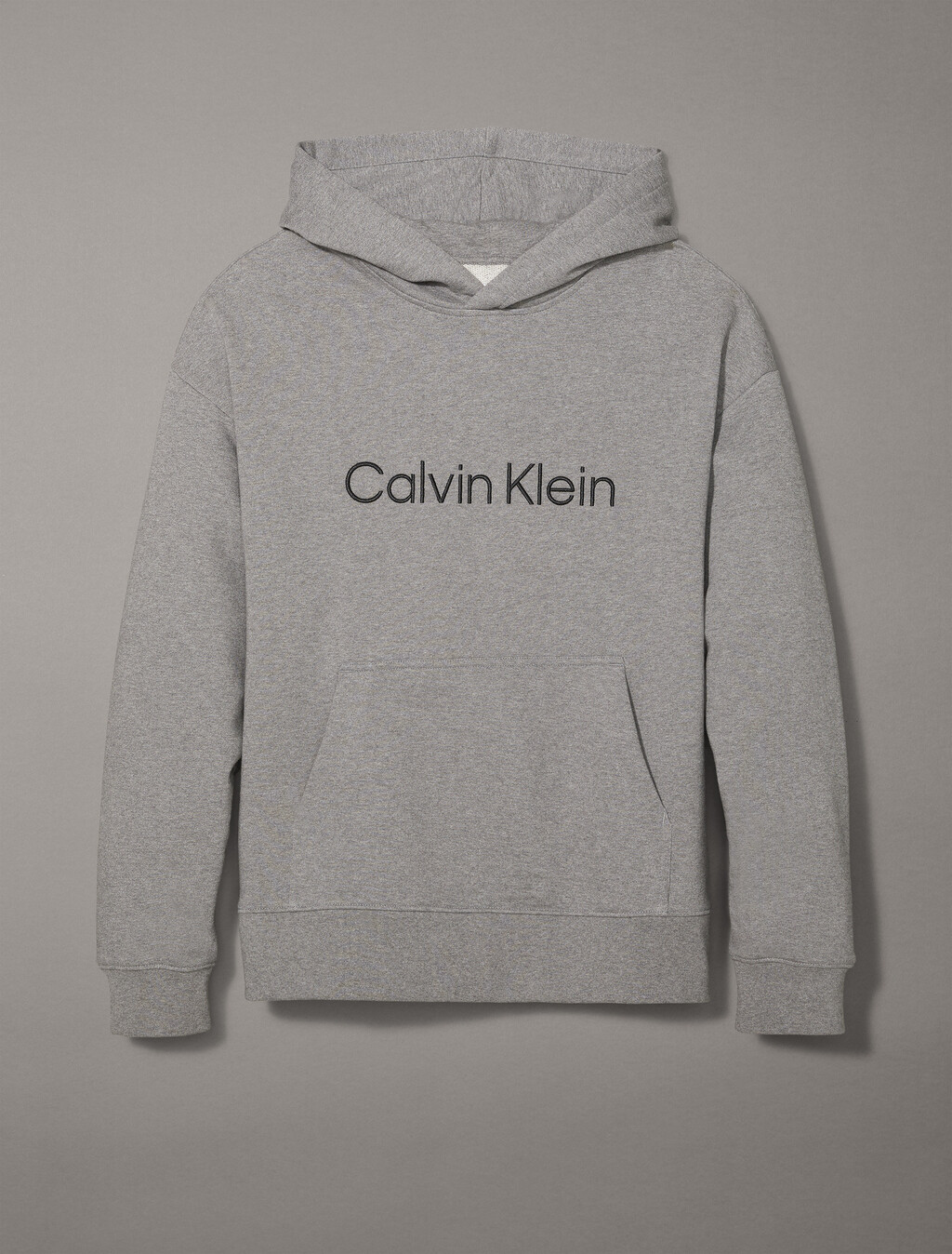 Hero Logo Terry Hoodie, Medium Grey Heather, hi-res