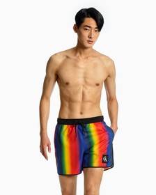 CK One Runner Print Medium Shorts, Ck Pride Rainbow Aop, hi-res