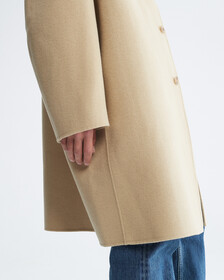 STANDARDS DOUBLE FACED WOOL OVERCOAT, Nettle, hi-res