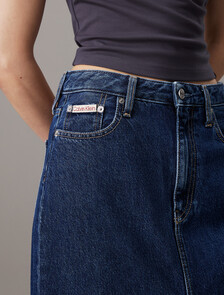 牛仔長裙裝, Denim Dark, hi-res