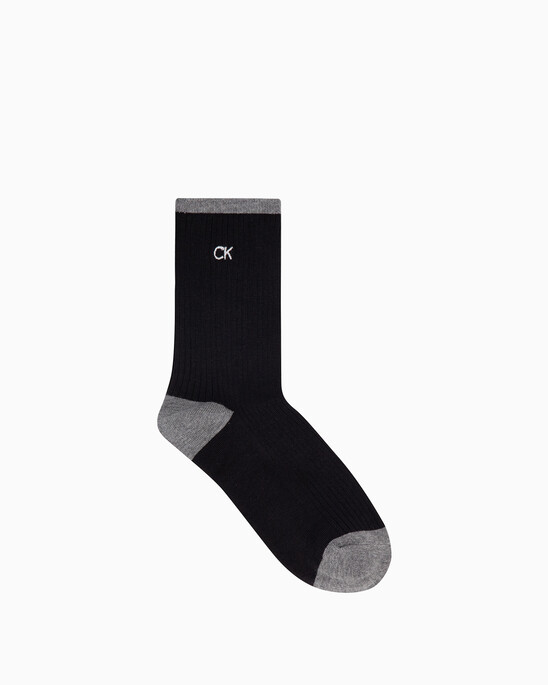 Women's 1 Pack Rib Crew Socks