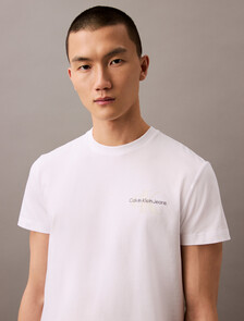 Classic Logo Blur Tee, Brilliant White, hi-res