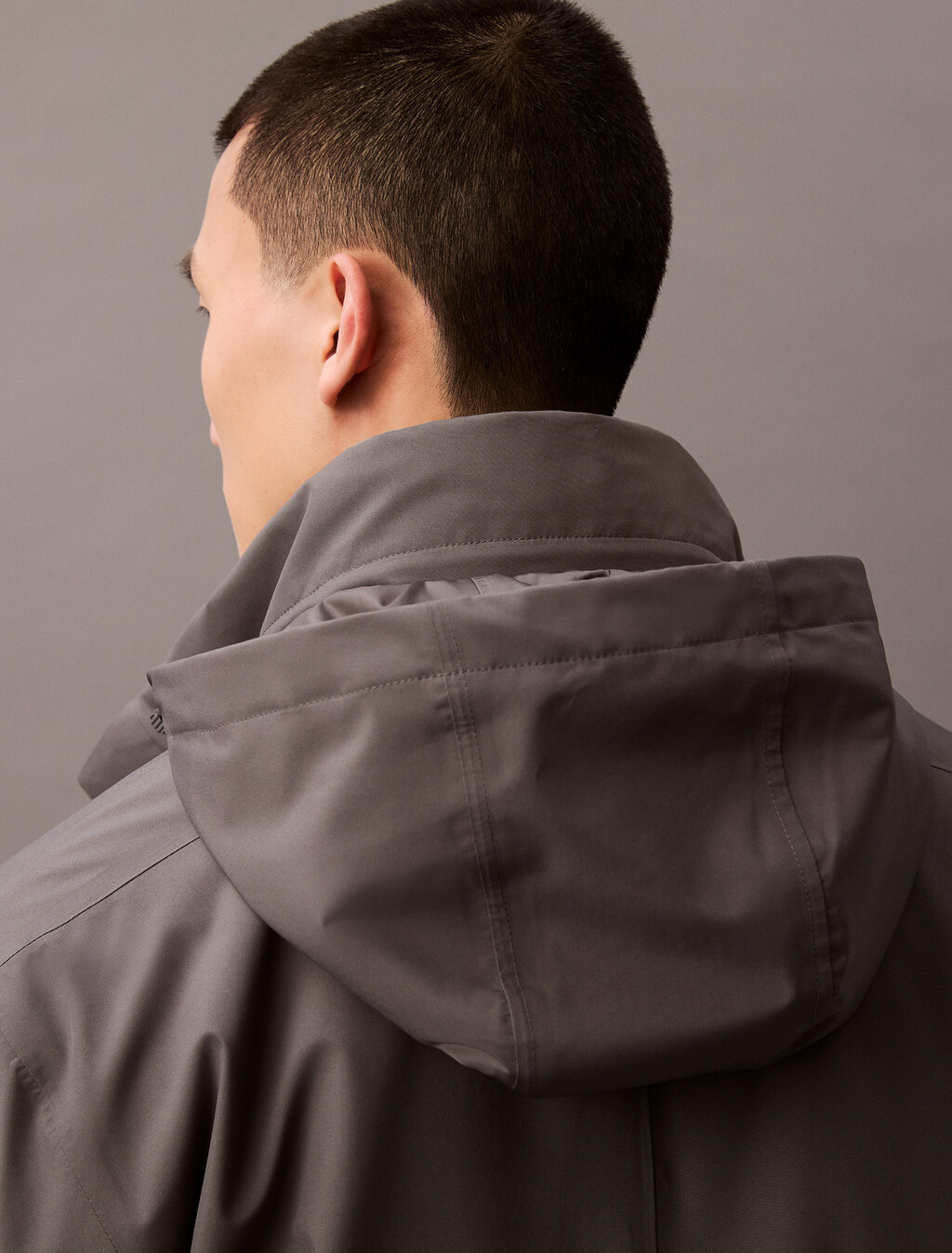 Heavyweight Mid Length Puffer Jacket, Endless Gray, hi-res