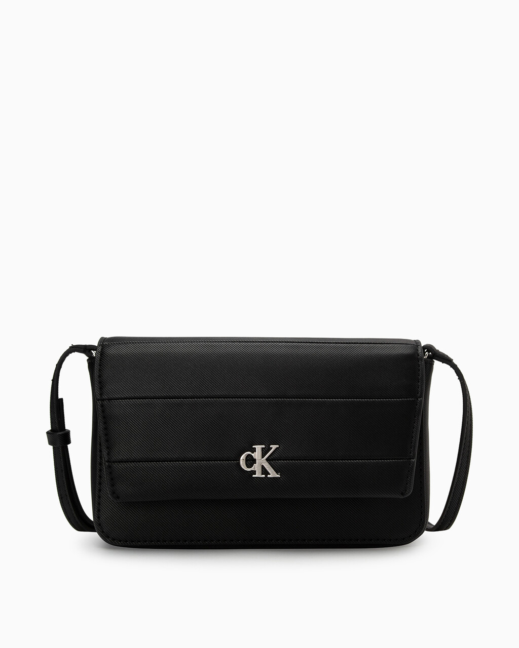 MINIMAL MONOGRAM 掛肩銀包, BLACK, hi-res
