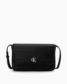MINIMAL MONOGRAM 掛肩銀包, BLACK, hi-res