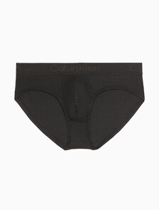 Ck Black Cotton Hipster Briefs, Black, hi-res