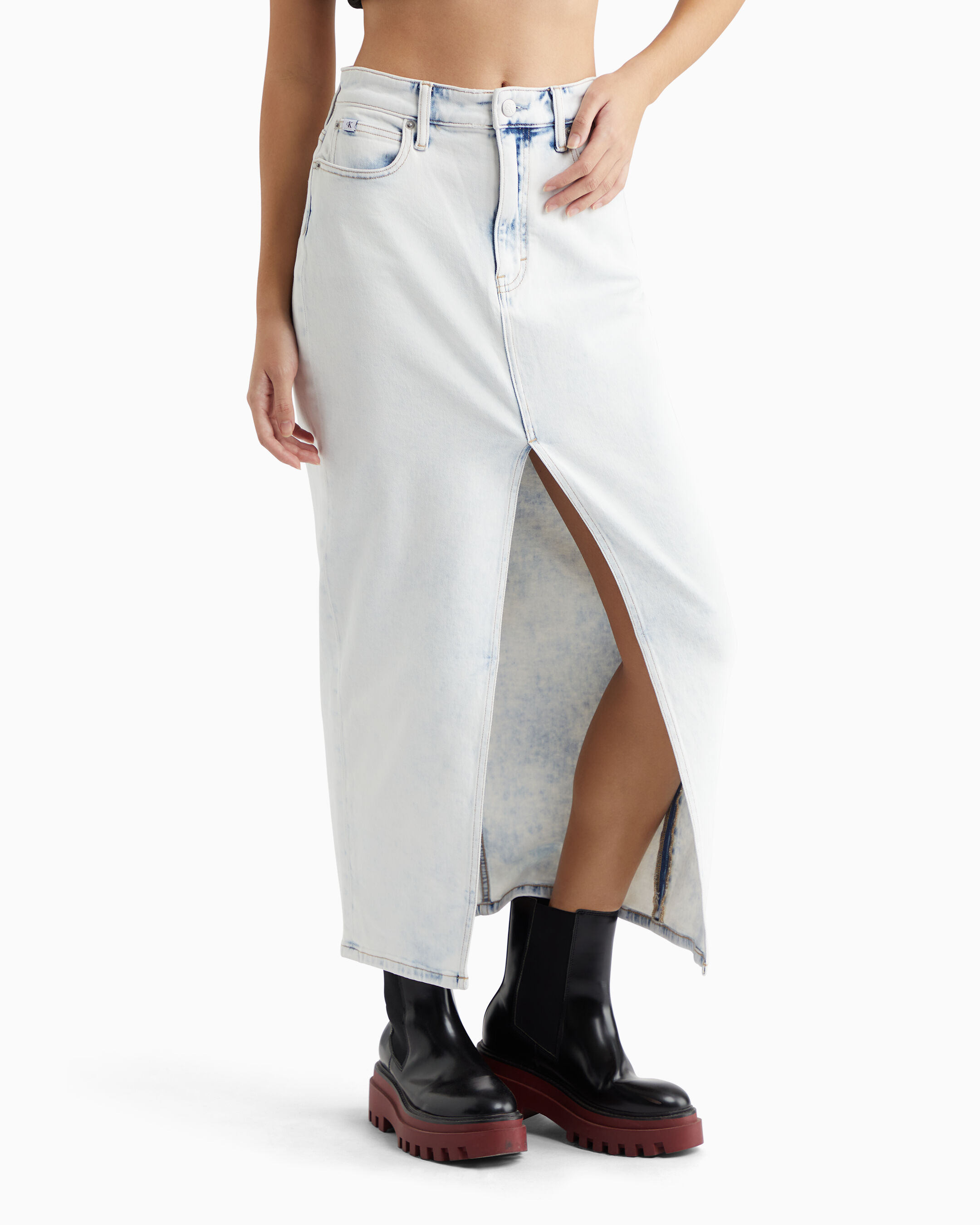 Ck denim skirt store