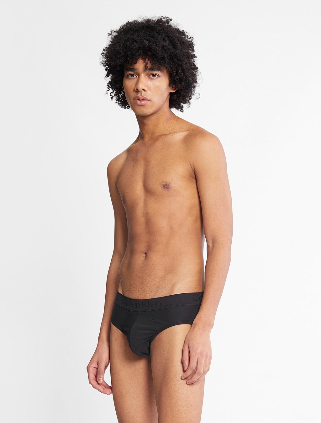 Ck Black Micro Hipster Briefs, Black, hi-res