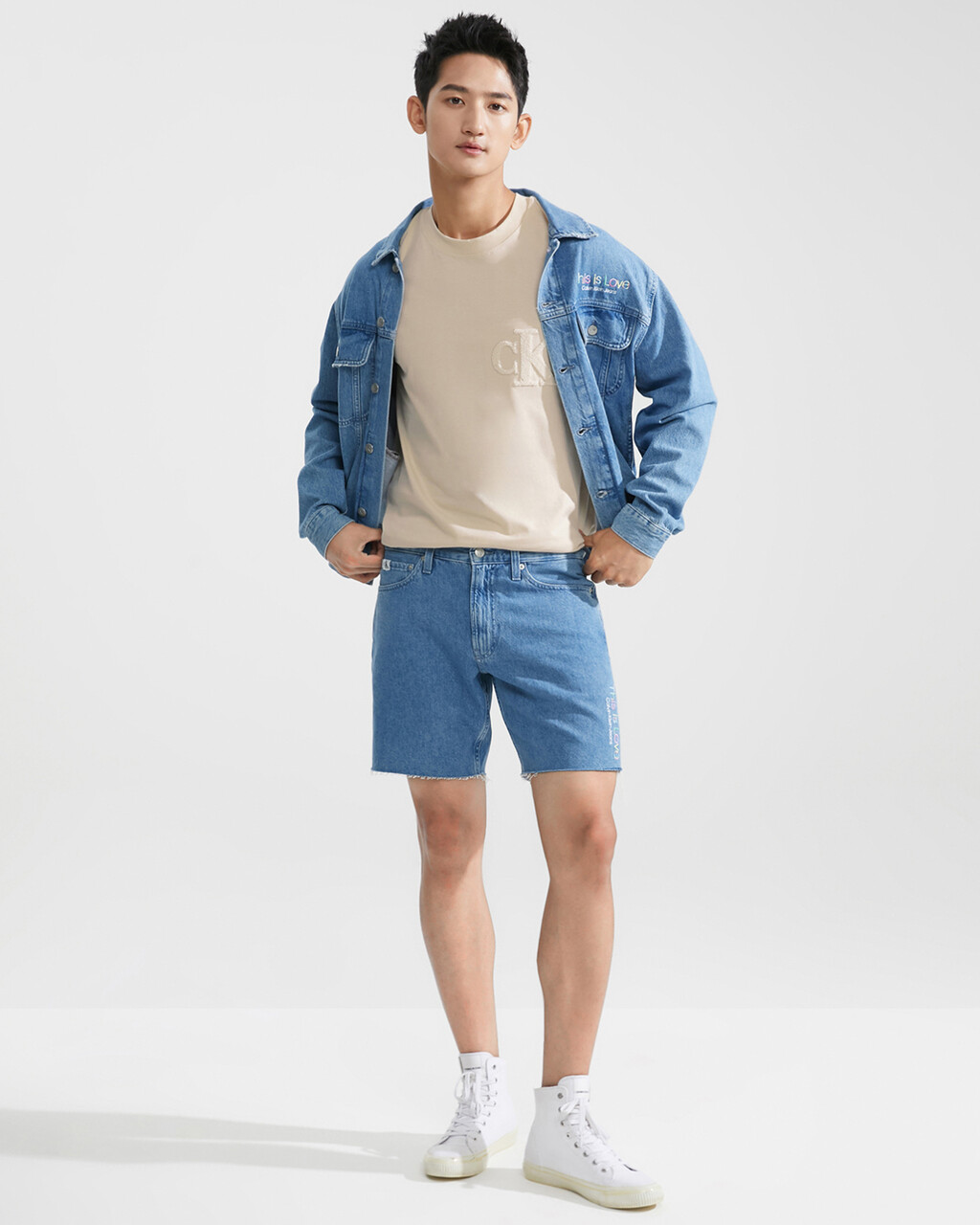 Pride Denim Short, Denim Light, hi-res