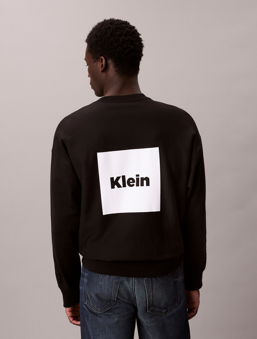 Premium Fleece Logo Graphic Relaxed Sweatshirt, Black, hi-res