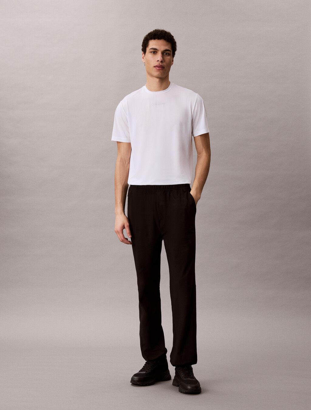 Icon Sport 運動網布短袖 T 恤, Classic White, hi-res