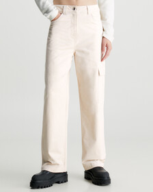 High Rise Corduroy Cargo Pants, Putty Beige, hi-res